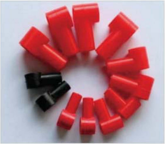 GA-81 × 1P 불꽃 실리콘 고무 (2mm) (HCR)